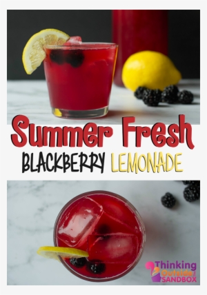 Summer Fresh Blackberry Lemonade - Lemonade
