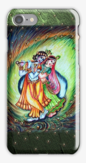 Radha Krishna Png Download " - Krishna And Radha With Peacock Feather
