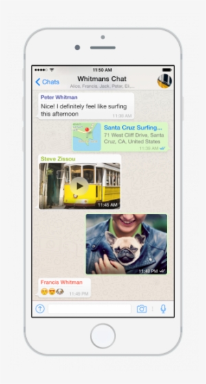 Messenger Apps For Business - Whatsapp On An Iphone