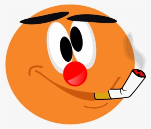 This Free Clipart Png Design Of Smile Clown Smoker