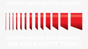 Ribbon Widths