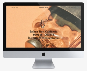 Poster Design For The Joshua Tree Swim Club - Computer Monitor