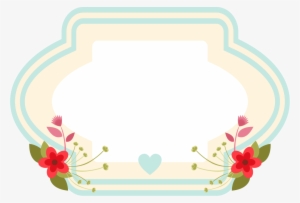 Leaf Background, Borders And Frames, Frame Floral, - Floral Tags Png