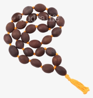 Lotus Beads Mala - Chocolate
