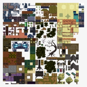Download Free Tileset Clipart Tile-based Video Game - Tile-based Video Game