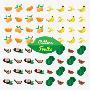 Pattern With Tropical Fruits, Pattern With Tropical - Portable Network Graphics