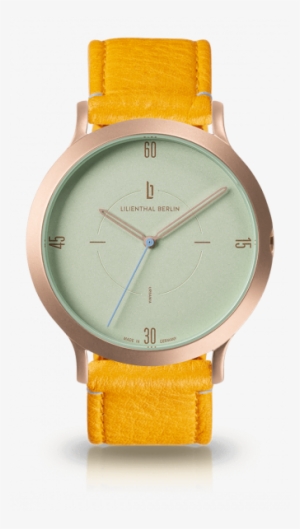 Map - Lilienthal Berlin - Rosegold Unisex Urbania Watch,
