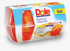 Dole Mixed Fruit In Peach Gel - Dole Mixed Fruit In Gel