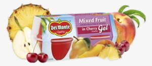 Mixed Fruit In Cherry Flavored Gel, Fruit Cup® Snacks - Del Monte Diced Mango & Pineapple Tidbits
