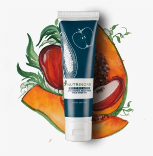 Apple Papaya Mixed Fruit Face Wash Gel - Cleanser