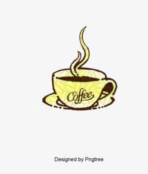Beautiful, Lovely, Cartoon, Hand-painted, Coffee, Hot - Granos De Cafe Dibujo
