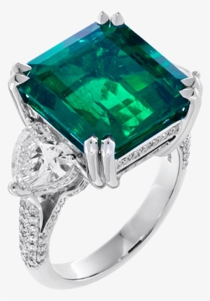Green Emerald Ring - Emerald Ring Png