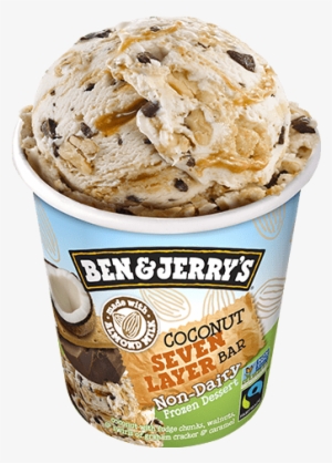 Coconut Seven Layer Bar Pint - Ben And Jerry's Non Dairy Cinnamon Bun