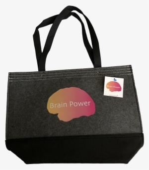 Brain Power Felt Tote Bag - Tote Bag