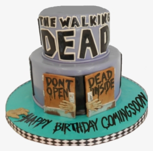 Happy Birthday @comingsoon Walking Dead Cake - Walking Dead 3 Tier Wedding Cakes