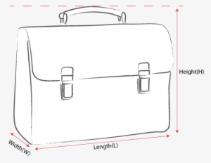 40cm X 9cm(w) X 35cm(h) - Briefcase