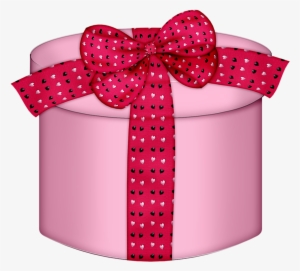 Pink Heart Round Gift Box Png Clipart - Scatola Con Sorpresa Gif