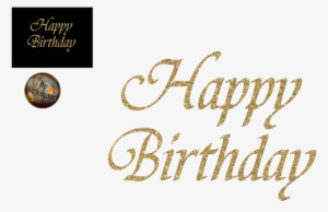 Happy Birthday Gold Png - Birthday Wishes