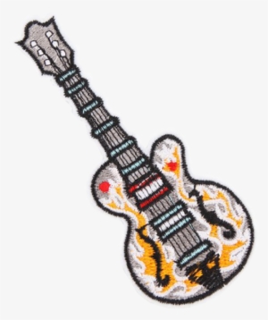 Bij Kiki Iron-on Patch Gitar - Iron-on
