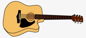 Acoustic Guitar Picture Clip Art At Clker - Acoustic Guitar Clipart