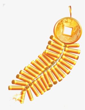 Diwali Firecrackers Png Transparent - 金色 鞭炮