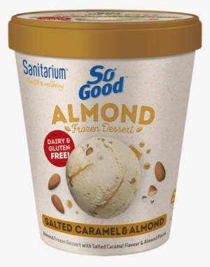 So Good Almond Salted Caramel - Sanitarium So Good Ice Cream