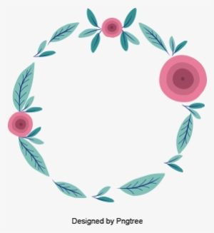 Fresh And Elegant Watercolor Wreath, Watercolor Clipart, - Circle