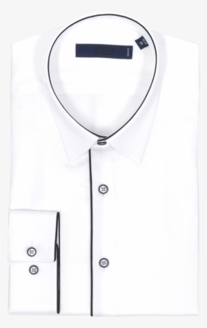 White Shirt Button Png - Shirt