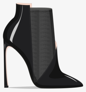 Heels Drawing Ankle Boot - Shoe