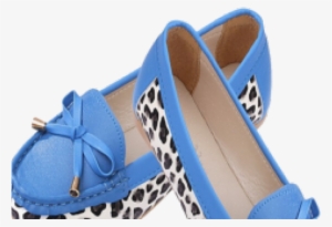 Flat Shoes Png Transparent Images - Leopard Print Women Ladies Flats Casual Faux Leather