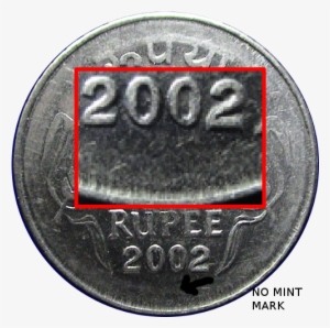 Kolkota Mint Mark - Coin