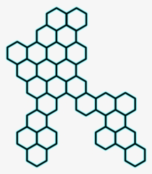 Glowing Retro Effects Png - Honeycomb Silhouette