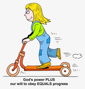 Kick Scooter Clip Art - Thumbnail