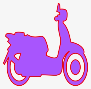 Scooter Purple Clip Art At Clker - Clip Art