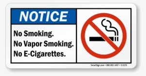 Zoom, Price, Buy - No Smoking No Vaping No E Cigarettes
