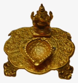Chowki Ganesh Diya Gold - Chennai