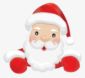 Dibujos Animados De Santa Claus Png Elemento Png - Buon Natale Square Car Magnet 3" X 3"