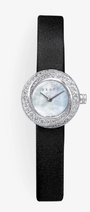 A Graff Ladies' Spiral Diamond Watch With Mother Of - Analog Watch