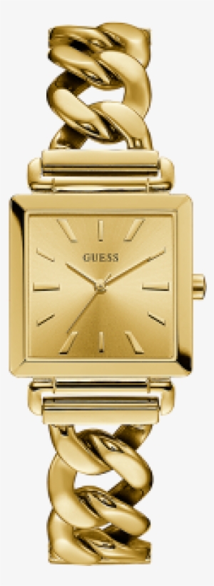 Guess Quartz Women's Watch - Guess Women's Gold-tone Chain Watch
