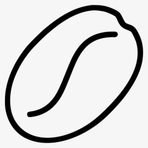 Coffee Bean Seed Drink Comments - Black And White Seeds Clipart Png