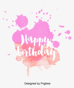 Drawing Ink Happy Birthday, Birthday Clipart, Art Birthday