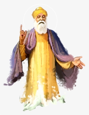 Guru Nanak Devi Ji Png Clipart - Guru Nanak Image Png