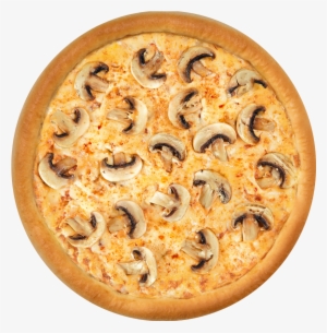 Mushroom Pizza - Chicken Mushroom Pizza Png