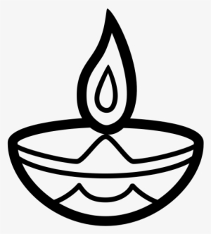 Lanterns Drawing Diwali - Oil Lamp