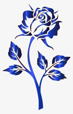 White Rose Clipart Png Format - Blue Rose No Background
