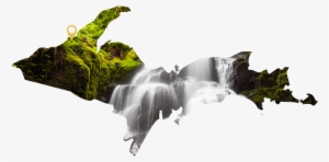 Accessed From The Same Parking Area, Both Waterfalls - Made In Michigan