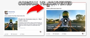 Example Of A Third Party Website Generating A Large - Youtube To Facebook