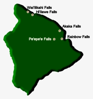 Bigisland Waterfalls - Map