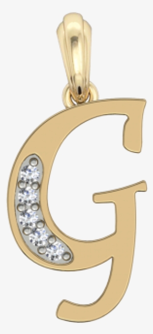 Gold Alphabet G Charm - Gold