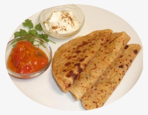 Reshmi Kebab Masala Serve With Butter Naan Png - Paratha Hd Png
